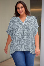 Load image into Gallery viewer, Keep Blooming Notched Neck Half Sleeve Top (multiple color options)
