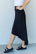 Load image into Gallery viewer, First Choice High Waisted Flare Maxi Skirt in Black

