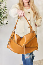 Load image into Gallery viewer, Her Chic Adventure Vegan Leather Shoulder Bag with Pouch  (2 color options)

