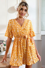 Load image into Gallery viewer, Little Bits of Honey Ruffle Me Up Romper
