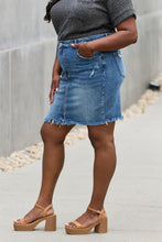 Load image into Gallery viewer, Amelia Denim Mini Skirt by Risen
