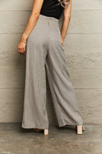 Load image into Gallery viewer, Limitless Ambition Plaid Wide Leg Pants
