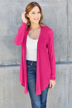 Load image into Gallery viewer, Basic Moments Open Front Long Sleeve Cardigan (multiple color options)
