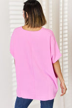 Load image into Gallery viewer, All Smiles Texture Short Sleeve T-Shirt in Candy Pink
