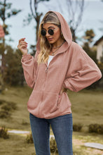 Load image into Gallery viewer, Warm Harvest Hugs Cable-Knit Long Sleeve Hooded Jacket (multiple color options)
