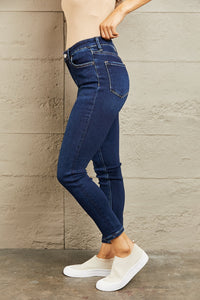 Olivia Mid Rise Slim Jeans by Bayeas