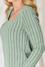 Load image into Gallery viewer, Everyday Basic Ribbed Long Sleeve Top (multiple color options)
