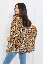 Load image into Gallery viewer, Wild Muse Animal Print Kimono in Camel
