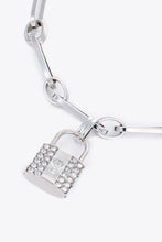Load image into Gallery viewer, Lock Me Up Charm Chain Bracelet
