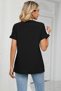 Find A Way V-Neck Short Sleeve T-Shirt (multiple color options)