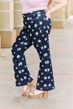 Load image into Gallery viewer, Janelle High Waist Star Print Flare Jeans by Judy Blue
