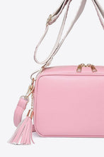 Load image into Gallery viewer, Bold &amp; Bright: The Vegan Leather Tassel Crossbody Color Pop Bag (multiple color options)
