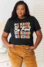 Load image into Gallery viewer, BE KIND Graphic Round Neck T-Shirt
