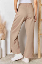Load image into Gallery viewer, Chillax Chic Wide Waistband Slit Wide Leg Pants

