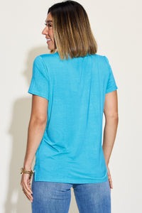 Everyday Basic V-Neck High-Low T-Shirt (multiple color options)