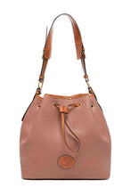 Load image into Gallery viewer, Bound To Be Beautiful Vegan Leather Drawstring Bucket Bag (multiple color options)
