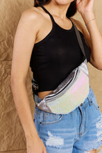 Load image into Gallery viewer, Festival Baby Sequin Front Single Zipper Fanny Pack
