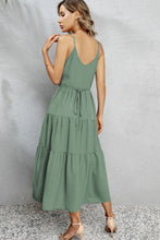 Load image into Gallery viewer, Soundtrack To Summer V-Neck Sleeveless Spaghetti Straps Midi Dress

