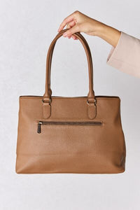 Julia Structured Leather Handbag  (3 color options)