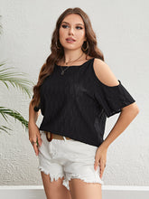 Load image into Gallery viewer, Sweet Surprise Boat Neck Cold-Shoulder Blouse
