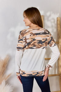 Ready For Anything Printed Round Neck Top