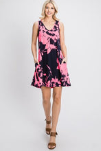 Load image into Gallery viewer, Best of Me Floral V-Neck Tank Dress with Pockets
