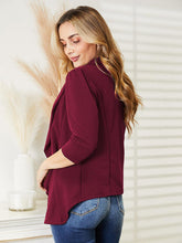 Load image into Gallery viewer, Stay in Sync Open Front 3/4 Sleeve Cardigan (multiple color options)
