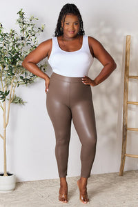 Chase The Day High Waist Skinny Pants in Taupe