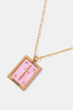 Load image into Gallery viewer, Mystical Charms Tarot Card Pendant Necklace (multiple options)
