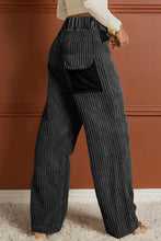 Load image into Gallery viewer, Suede Serendipity Ribbed Longline Pocketed Pants
