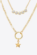 Load image into Gallery viewer, Zircon Star Pendant Necklace
