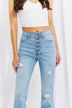 Load image into Gallery viewer, Jess Button Flare Jeans
