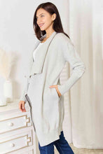 Load image into Gallery viewer, Within The Clouds Open Front Duster Cardigan with Pockets
