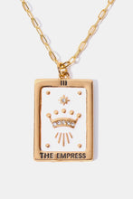 Load image into Gallery viewer, Mystical Charms Tarot Card Pendant Necklace (multiple options)
