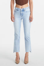 Load image into Gallery viewer, Emersyn High Waist Raw Hem Washed Straight Jeans  by Bayeas
