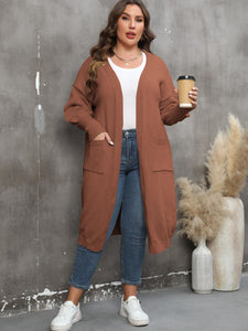 Cloudlike Comfort Long Sleeve Pocketed Cardigan (multiple color options)