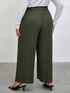 Going Somewhere Tied Wide Leg Pants