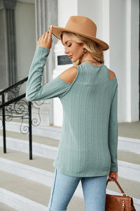 Relaxed Allure Dropped Shoulder Long Sleeve Top (multiple color options)