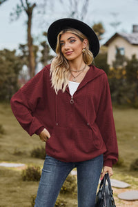 Warm Harvest Hugs Cable-Knit Long Sleeve Hooded Jacket (multiple color options)