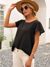 Load image into Gallery viewer, Simply Darling Round Neck Cutout Tie Back Top
