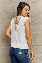 Load image into Gallery viewer, Delicate Delight V-Neck Lace Trim Tank Top
