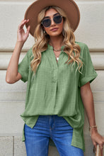 Load image into Gallery viewer, Sleek &amp; Chic: The Notch Above the Rest Blouse (multiple color options)

