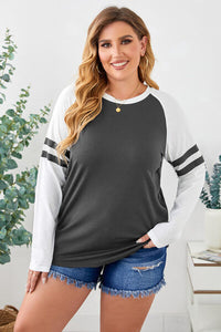 Casually Yours Striped Raglan Sleeve T-Shirt