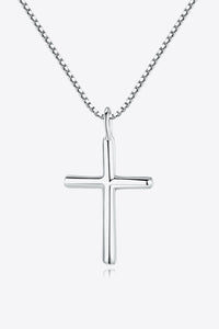 Divine Faith Dainty Cross Pendant 925 Sterling Silver Necklace