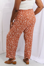 Load image into Gallery viewer, Right Angle Geometric Printed Pants in Red Orange
