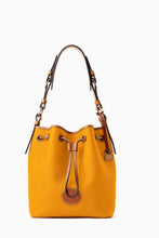 Load image into Gallery viewer, Bound To Be Beautiful Vegan Leather Drawstring Bucket Bag (multiple color options)
