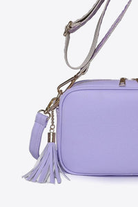 Bold & Bright: The Vegan Leather Tassel Crossbody Color Pop Bag (multiple color options)