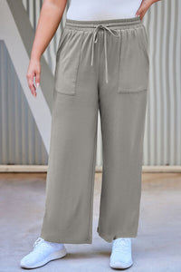 Cozy Habits Drawstring Straight Pants with Pockets (2 color options)