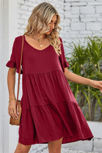 Flirty Flounce Tiered Dress (multiple color options)