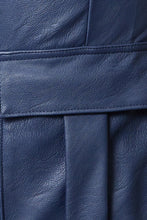 Load image into Gallery viewer, Uptown Brunch High Waist Faux Leather Cargo Joggers by Kancan
